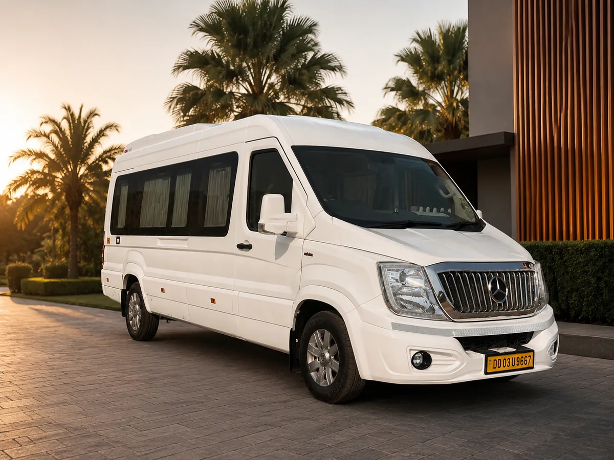 Force Urbania 12+1 Luxury transport option by Yatra Tours